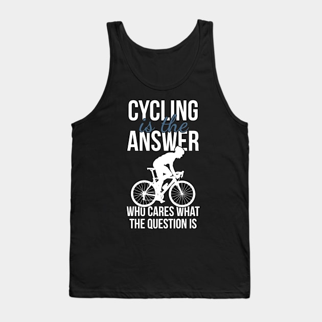 Cycling Ride Gravel Bike Racing Tank Top by SNZLER